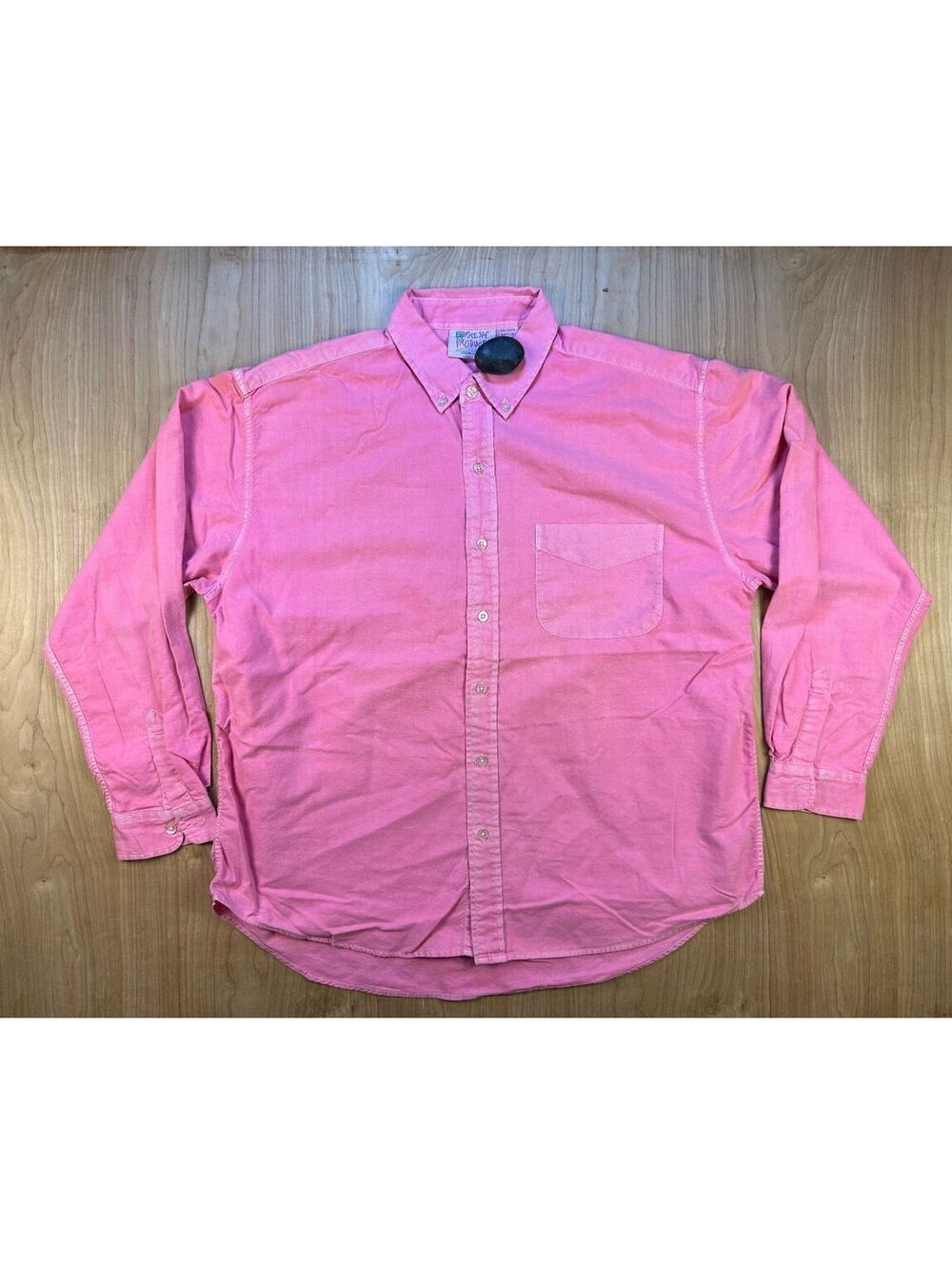 Vintage 80s Fresh Produce Sportswear button up shirt 100% cotton lightweight